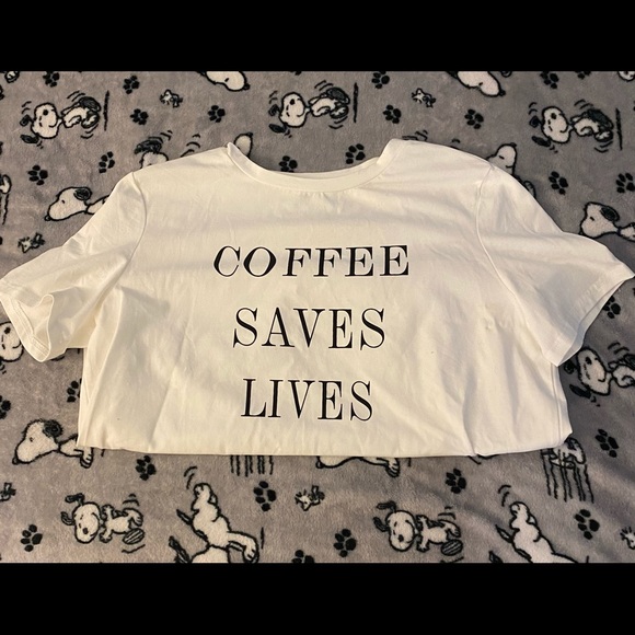 Coffee saves lives T-shirt - Picture 1 of 1